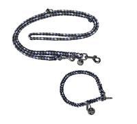 EQuest Collar Y Correa Ultimo Para Perros En Set - Blue Boy, 55 Cm