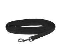 EQuest Correa De Arrastre Goma Para Perros - Sin Asa, 8 M - Negro
