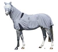 EQuest Culex C³ Manta Antimoscas Para Caballos Con Máscara Gris - S / 125 cm