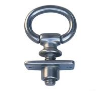 Equestrian Hardware - Pernos de acero inoxidable con anillo de caída M10 rosca para resistencia a la corrosión y uso estable en exteriores