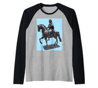 Equestrian Majesty - Camiseta artística Estilo Marco Aurelio Camiseta Manga Raglan