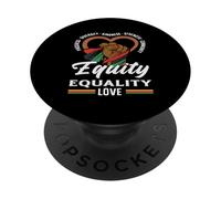 Equidad Igualdad Amor Mes de la Historia PopSockets PopGrip Adhesivo