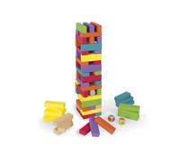 Equilibloc Color - Bloques de Construcción de Madera - 60 Piezas - Juego de Habilidad - Multicolor - Desde 3 Años