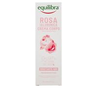 Equilibra, Crema corporal hidratante 48H 150 ml con extracto de rosa de Damasco, ácido hialurónico, ácido hialurónico, potenciador hidratante y factor hidratante de azúcar