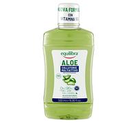 Equilibra Cuidado Bucal, Colutorio Triple Acción a Base de Aloe Vera, Colutorio Calmante que Protege Contra las Bacterias, Contrarresta las Caries, el Sarro y las Enfermedades de las Encías, 500 ml