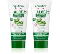 Equilibra Cuidado Corporal, Aloe Dermo-Gel, Gel Calmante a base de Aloe Vera, Crema Corporal para el Enrojecimiento, Alivio Después del Sol, Post Depilación o Afeitado, Pies Cansados, 150 ml