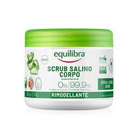Equilibra Cuidado Corporal, Exfoliante Corporal a Base de Aloe Vera, Suaviza y Nutre la Piel, Mezcla de Sales Marinas con Efecto Antiretención de Agua, Aceites Naturales y Extractos Vegetales, 600 g