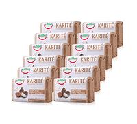 equilibra Jabón 100% vegetal Karité, 100 g, paquete de 12