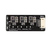Equilibrador Activo de Batería 4S de 3,0 V a 4,5 V Ecualizador Activo para Transmisión de Energía Equilibrada Compatible con NCM LFP Batería de Litio de Hierro Ternario General