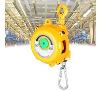 Equilibrador de resorte con bloqueo automático, Equilibrador de resorte herramienta retráctil con gancho ajustable, cable 1,5 m, 1-70 kg(50-60kg)