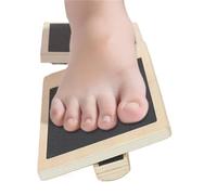 Equilibrio del tobillo, Juego de entrenador de tabla de equilibrio de tobillo, color madera, paquete de 5