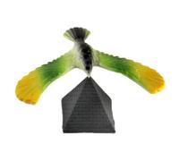 Equilibrio Eagle - gravedad flotante, juguete pirámide equilibrado, anillo de estrés de escritorio | Experimento de física única que involucra experiencia educativa, diseño portátil ligero d