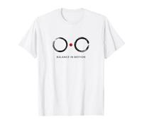 Equilibrio en Movimiento: diseño Minimalista Zen Enso Camiseta