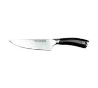 Equilibrium by Rockingham Forge Cuchillo de Chef de 15 cm con hoja de acero inoxidable alemán y mango negro