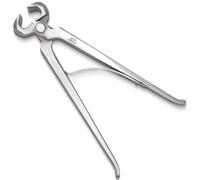 Equine Care Pinza de pezuña con resorte de 12 pulgadas, herramienta de acero al cromo vanadio, recortadora de pezuñas de caballo de alto apalancamiento para caballos, paredes gruesas de pezuñas y