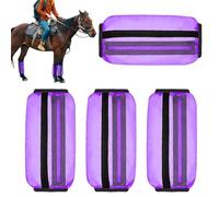 Equine Fly Protection | Comfortable Horse Leggings | Lightweight Fly Sheets, Horse Fly Gear, Bug- Horse Boots, Outdoor Horse Protection, Breathable Fly Leg Wraps, Horse Care Accessories