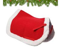 Equine Holiday Outfit - Santa Style Horse Hat, Comfortable Saddle Pad Accessory, Lightweight Christmas Disfraz, Easy Wear With Adjustable Fastening | Ideal For Farm Parades Themed Events Festival