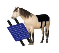 Equine Red Light Therapy Mat, 660nm 850nm LED Pad for Horses, Portable Battery Powered Back Recovery Device con cubierta sudadera, Correas ajustables para alivio muscular y relajación, 140W Power