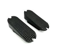 Equine Smile ES5001 - Estribos para estribos de goma para estribos estándar y Fillis, inserciones de goma moldeadas en ángulo con perfil corrugado para un apoyo más estable de las piernas (11 cm)