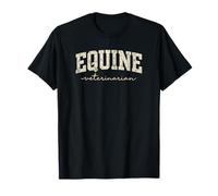 Equine Vet Floral Horse Clinic Granero Animal Medicina Camiseta