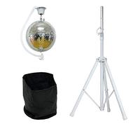 Equinox Soporte para colgar bola de espejo curvo y motor, incluye bola de espejo de 500 mm, soporte y bolsa
