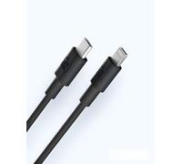 equinux New Tizi Flip Ultra - USB-C to Lightning Cable (1m, Black) Apple MFi Certified, PD Power Delivery Cable for Fast Charging. Compatible with iPhone XS, XS MAX, XR, 8, 8 Plus, iPad & MacBook