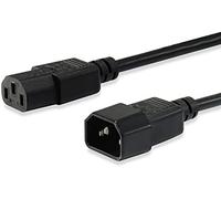 Equip 112101 cable de transmisión negro 3 m c13 acoplador c14 acoplad