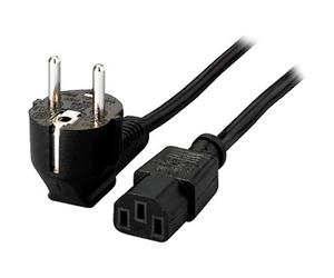 Equip 112120 cable de transmisión Negro 1,8 m C13 acoplador CEE7/4