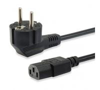 Equip 112121 cable de transmisión Negro 3 m Enchufe tipo F C13 acoplador
