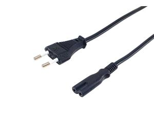 Equip 112160 cable de transmisión negro 1,8 m c7 acoplador 2 pines