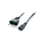 Equip 112160 cable de transmisión negro 1,8 m c7 acoplador cee7/16