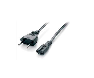 Equip 112160 cable de transmisión negro 1,8 m c7 acoplador cee7/16