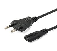 Equip 112161 - Cable de alimentación IEC C7 a 2 pines, 3 m, macho/hembra, color negro