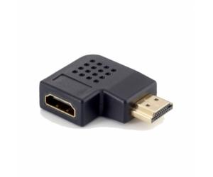 Equip 118910 A-Macho/A-Hembra Angulo 90º Negro - Adaptador HDMI