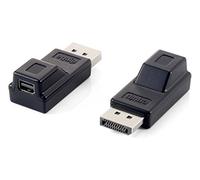 Equip 118916 Adaptador de Cable DisplayPort Mini DisplayPort Negro - Adaptador para Cable (DisplayPort, Mini DisplayPort, Male Connector/Female Connector, Negro)