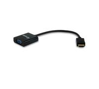Equip - 11903607 hdmi vga Negro Adaptador de Cable - Adaptador para Cable (hdmi, vga, Macho/Hembra, Negro, aux, Micro-USB)