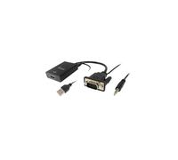 EQUIP 119038 Adaptador Vga Macho A Hdmi Hema con Audio Jack 3.5