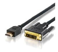 Equip 119323 adaptador de cable de vídeo 3 m HDMI DVI-D Negro