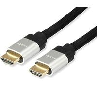 Equip Cable Mallado HDMI 2.1 Alta Velocidad 48Gbps 8K 60Hz Macho/Macho 15m Negro
