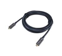 Equip 119462 Cable óptico activo USB-C a C macho/macho, 10 m, PD 60 W, 4K/60 Hz, 10 Gbps, vídeo+datos+PD