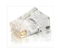 Equip 121140 Kit de 100 conectores RJ45 categoría 5e (Transparente)