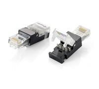KIT 2 UNIDADES CONECTOR RJ45 EQUIP CAT6 TOOLFREE NO NECESITAS HERRAMIENTA DE GRIMPADO 121165 121165