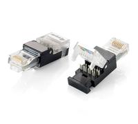 Equip 121165 - Stecker (RJ-45, Schwarz, Transparent, Polycarbonat, Cat6, 12 g, 1