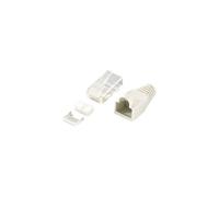 Equip Kit conectores RJ45 Categoría 6 – 100 unidades con capuchón y guía