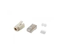 Kit 100 uds conectores rj45 equip categoria 6a stp