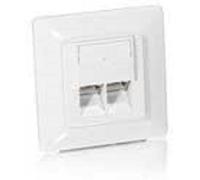 Equip 125721 - Adaptador de Cable (2 x RJ-45), Blanco