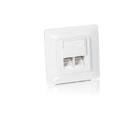 Equip 125721 - adaptador de cable (2 x rj-45), blanco