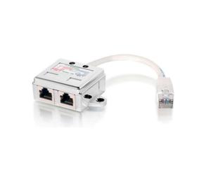 Equip 127603 divisor de red metálico, blanco