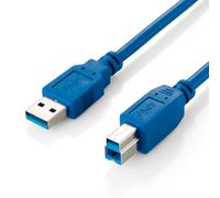 Equip 128291 cable usb 1 m usb 3.2 gen 1 (3.1 gen 1) usb a usb b azul