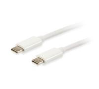 Equip Cable USB Platinum 128351 USB 3.2 Gen 2 USB-C macho a USB-C 1 m PD 60W 4K/60Hz Blanco